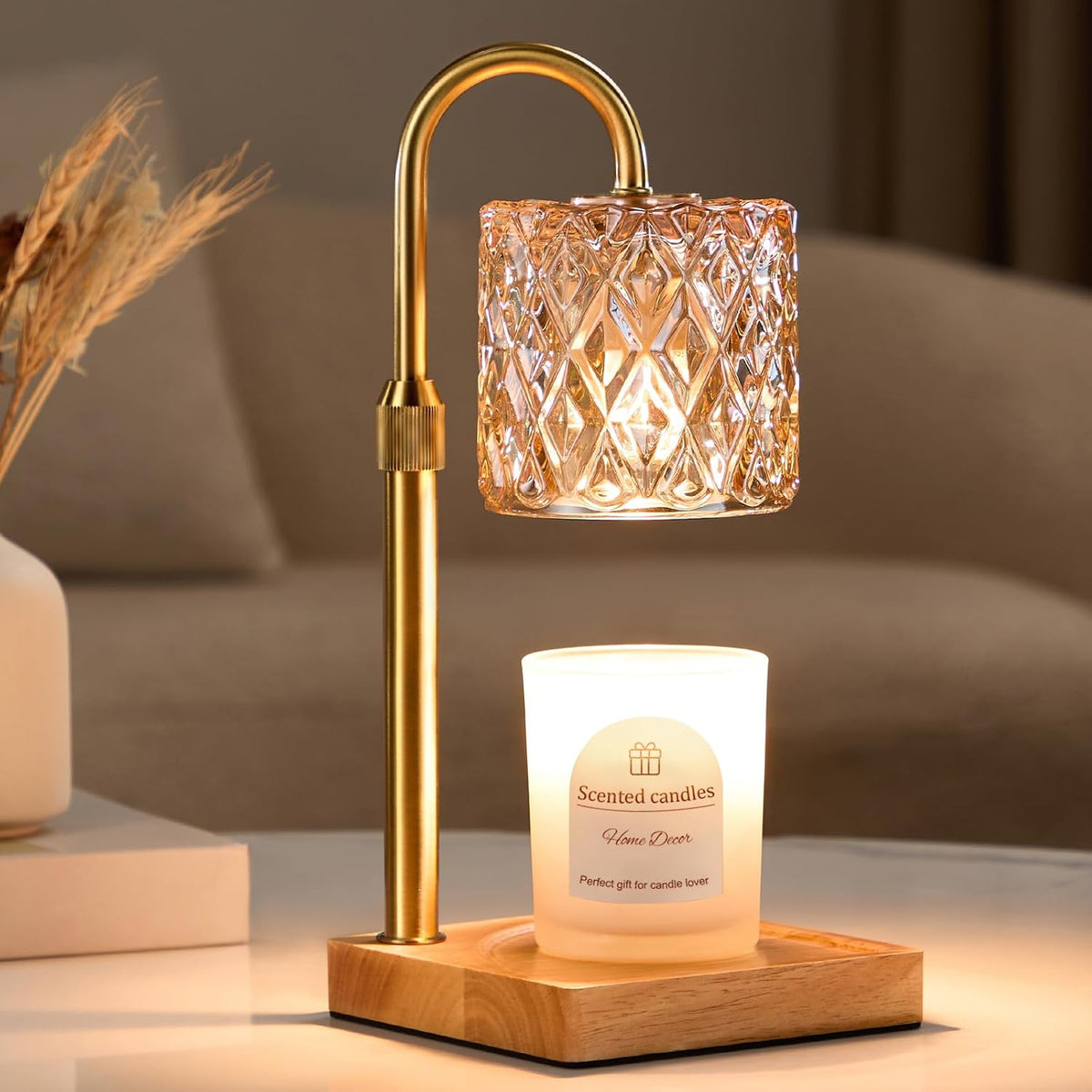 Candle Warmer Lamp with Timer,Wax Melt Warmer Birthday Gifts for Women
