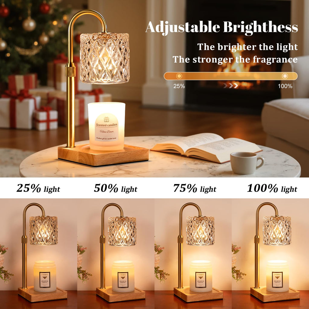 Candle Warmer Lamp with Timer,Wax Melt Warmer Birthday Gifts for Women