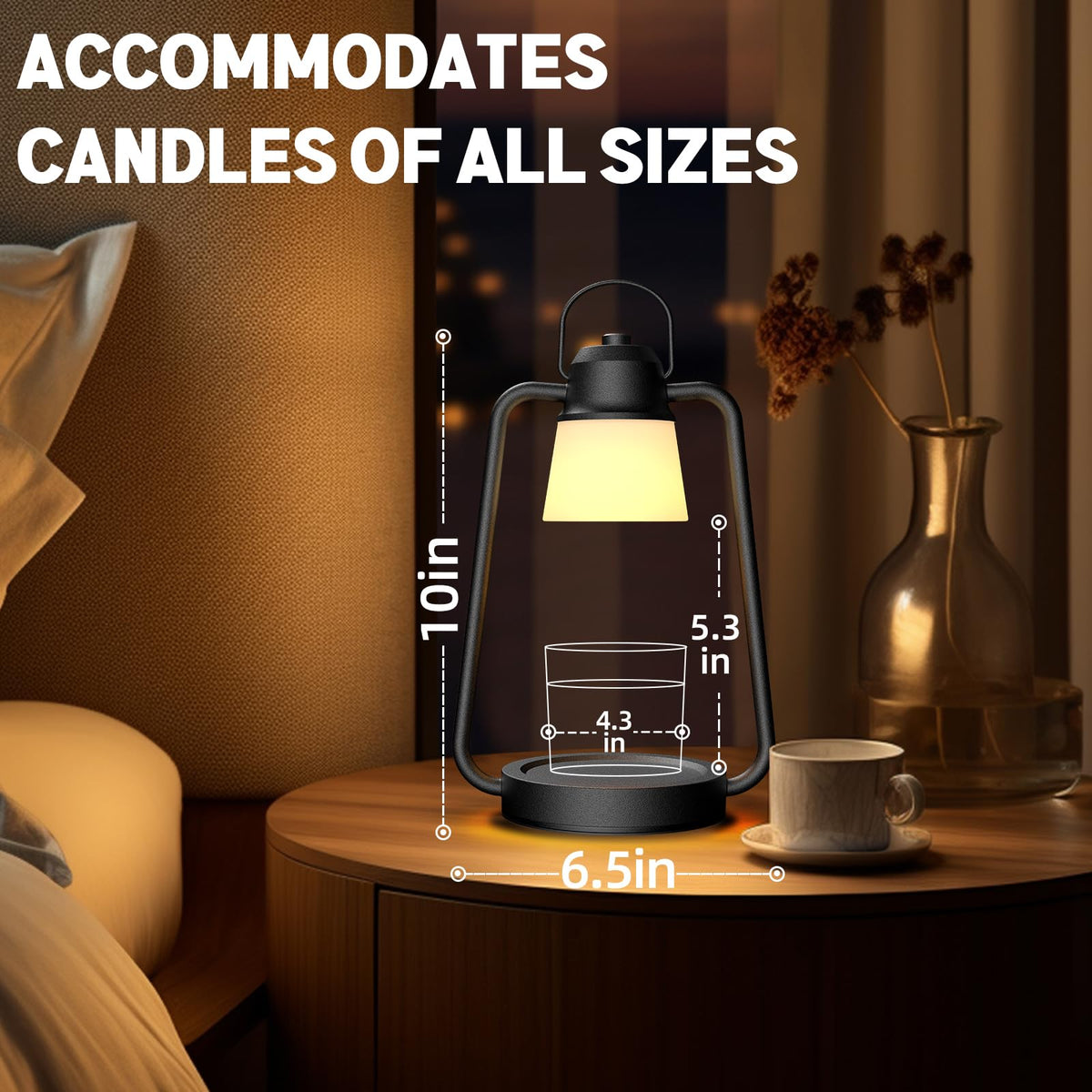 Candle Warmer Lamp with Timer Dimmer - Birthday Gifts for Women Men