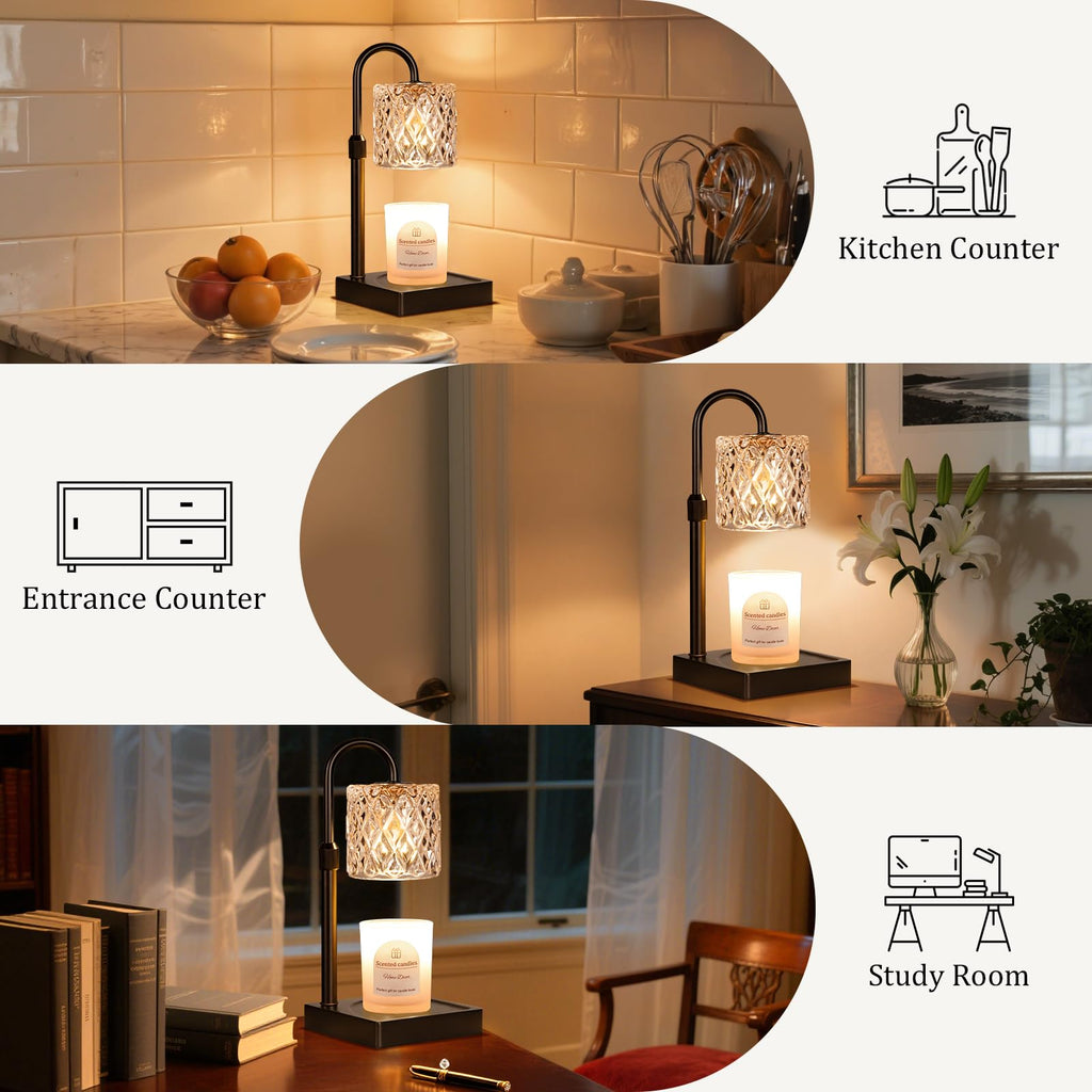 Candle Warmer Lamp with Timer,Wax Melt Warmer Birthday Gifts for Women