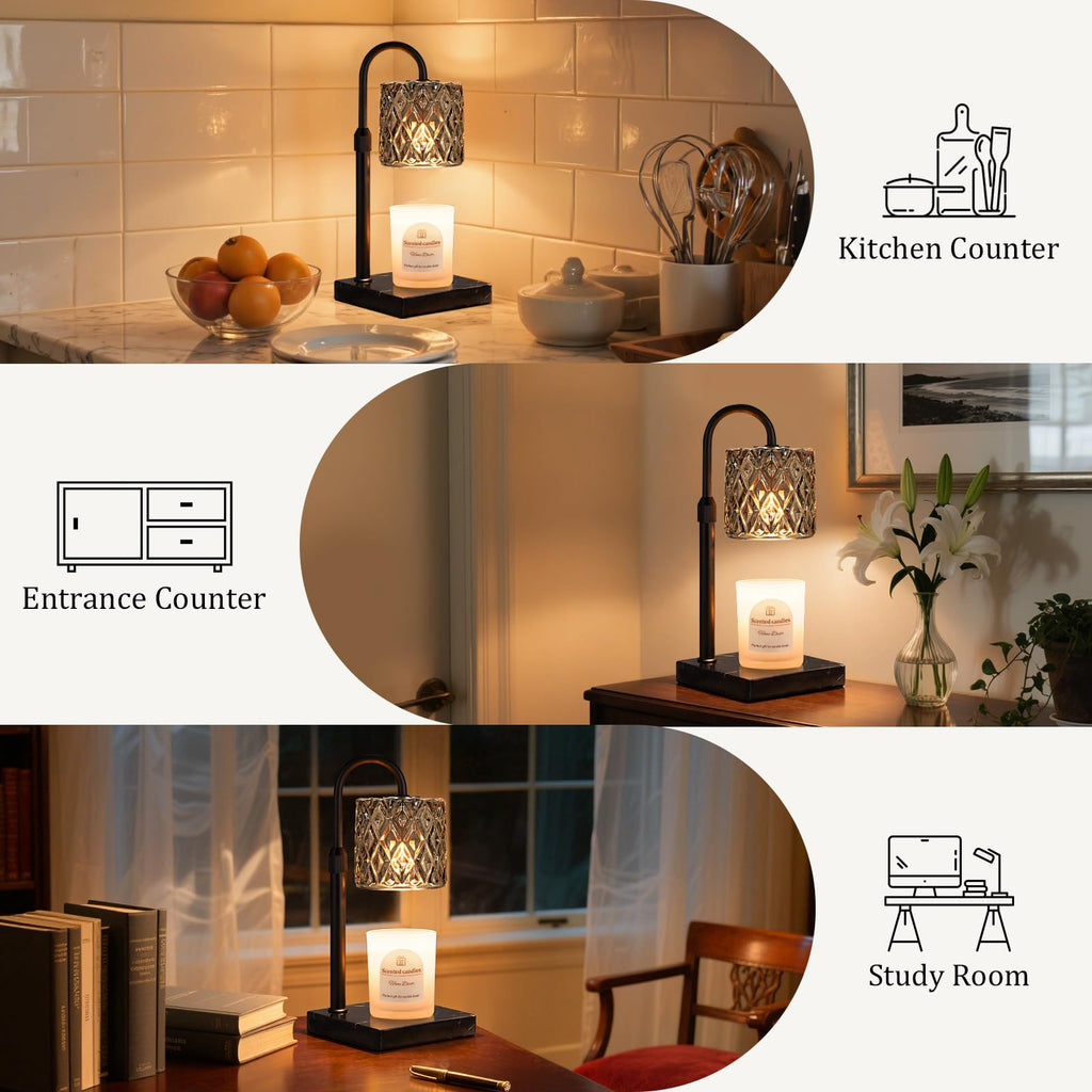Candle Warmer Lamp with Timer,Wax Melt Warmer Birthday Gifts for Women