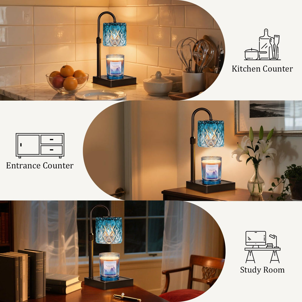 Candle Warmer Lamp with Timer,Wax Melt Warmer Birthday Gifts for Women