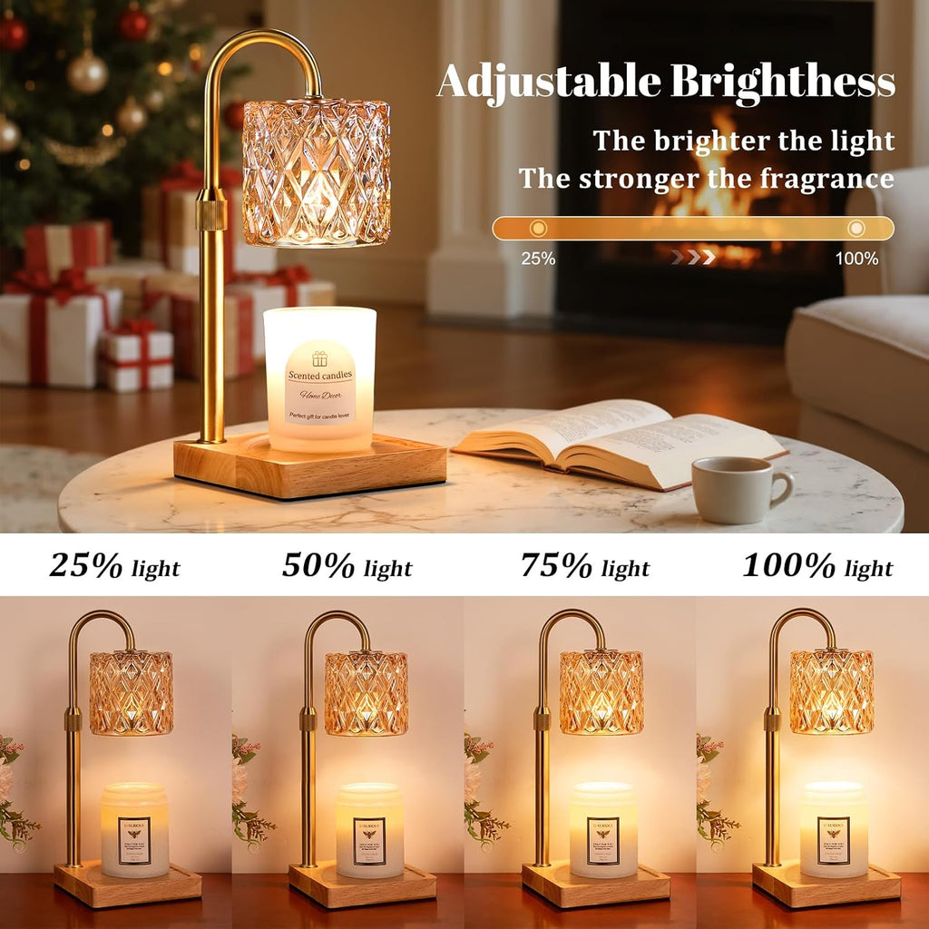 Candle Warmer Lamp with Timer,Wax Melt Warmer Birthday Gifts for Women