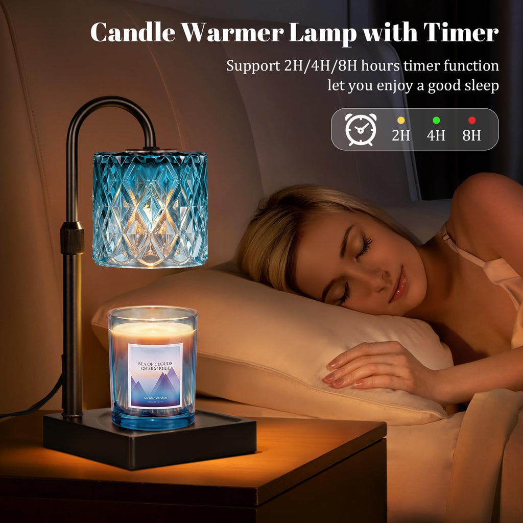 Candle Warmer Lamp with Timer,Wax Melt Warmer Birthday Gifts for Women