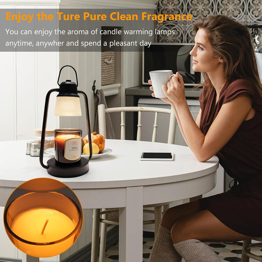 Candle Warmer Lamp with Timer Dimmer - Birthday Gifts for Women Men
