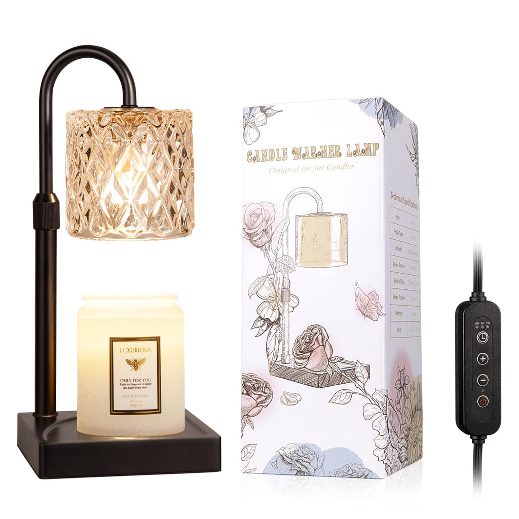 Candle Warmer Lamp with Timer,Wax Melt Warmer Birthday Gifts for Women