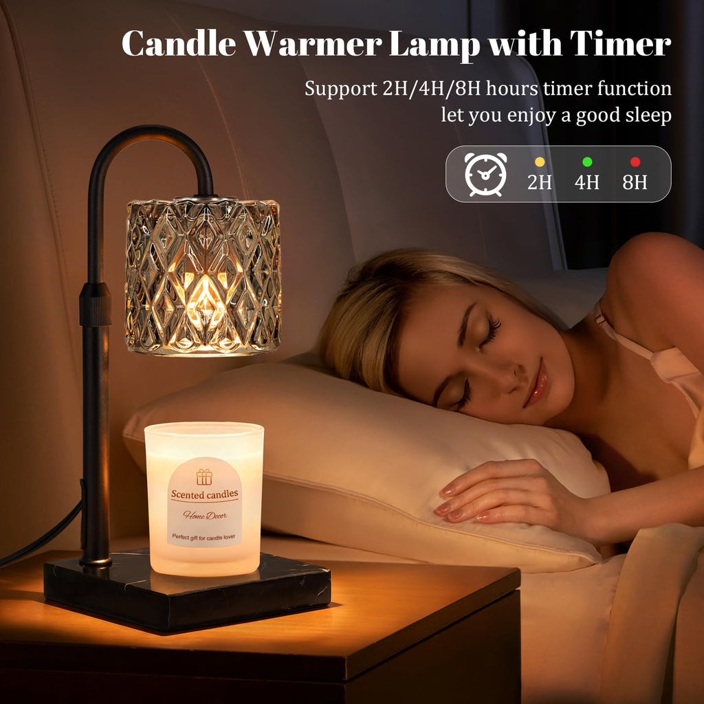 Candle Warmer Lamp with Timer,Wax Melt Warmer Birthday Gifts for Women