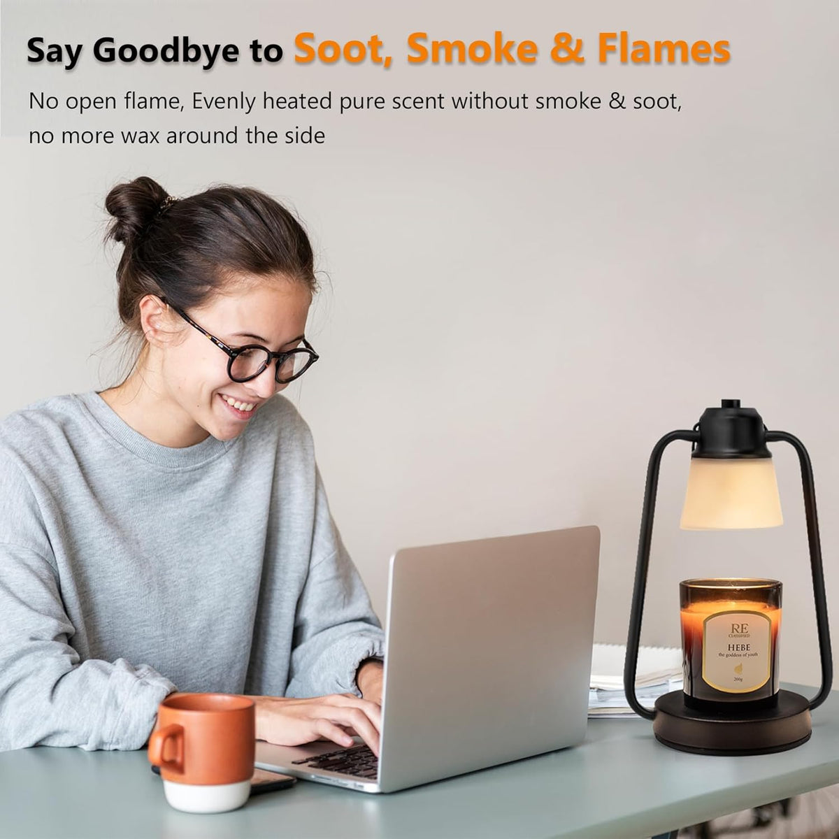 Candle Warmer Lamp with Timer Dimmer - Birthday Gifts for Women Men