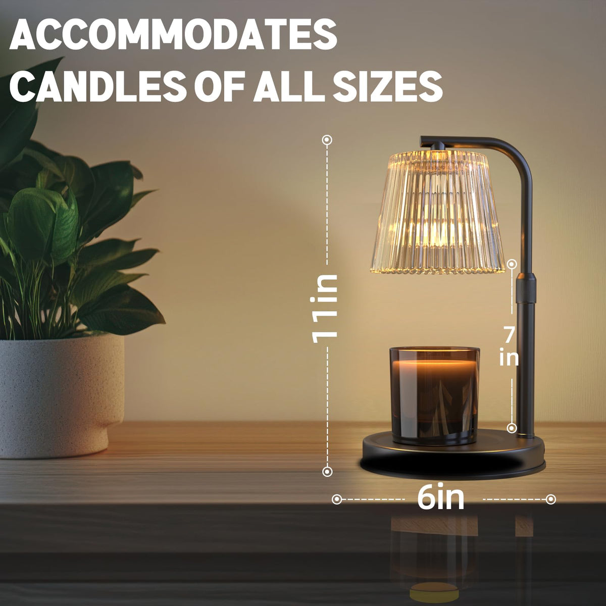 Candle Warmer Lamp with Timer Dimmer - Birthday Gifts for Women Men