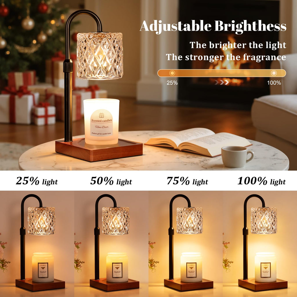 Candle Warmer Lamp with Timer,Wax Melt Warmer Birthday Gifts for Women