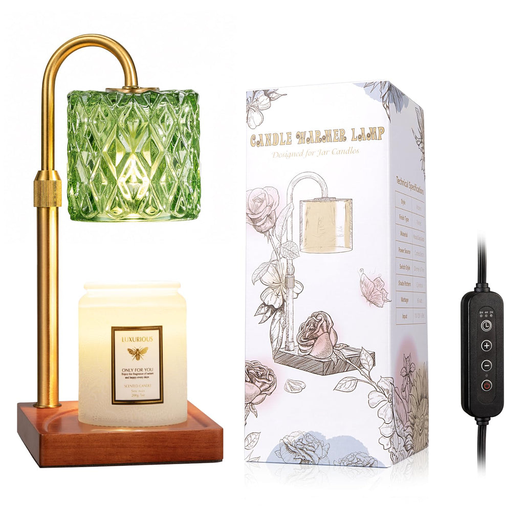 Candle Warmer Lamp with Timer,Wax Melt Warmer Birthday Gifts for Women