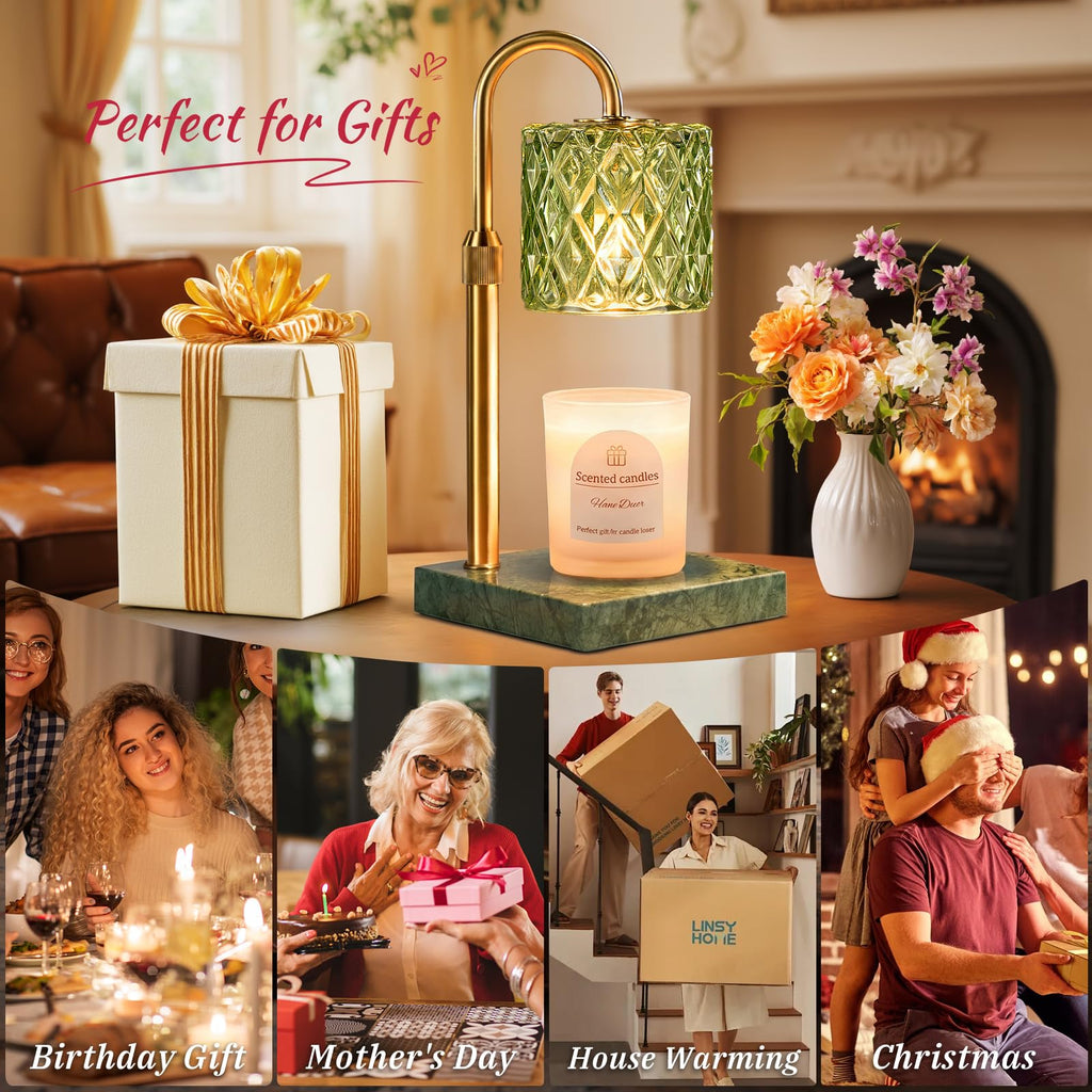 Candle Warmer Lamp with Timer,Wax Melt Warmer Birthday Gifts for Women